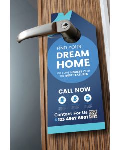 Custom Die Cut Door Hanger