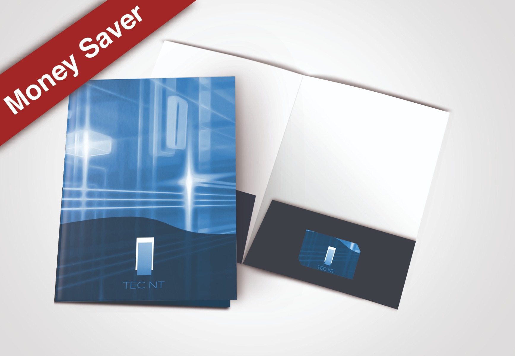 Personalized Presentation Folders With Business Card Slots